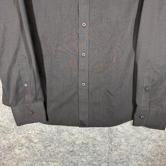 UNTUCKit Black Wrinkle-Free Button Down Shirt Men’s Cotton Dress Work Large - Picture 4 of 15